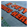 Personalized 600g  Weight Garage 100% Nylon Rubber Motorcycle Carpet Rugs Digital Printed Logo Indoor Outdoor Floor Mat